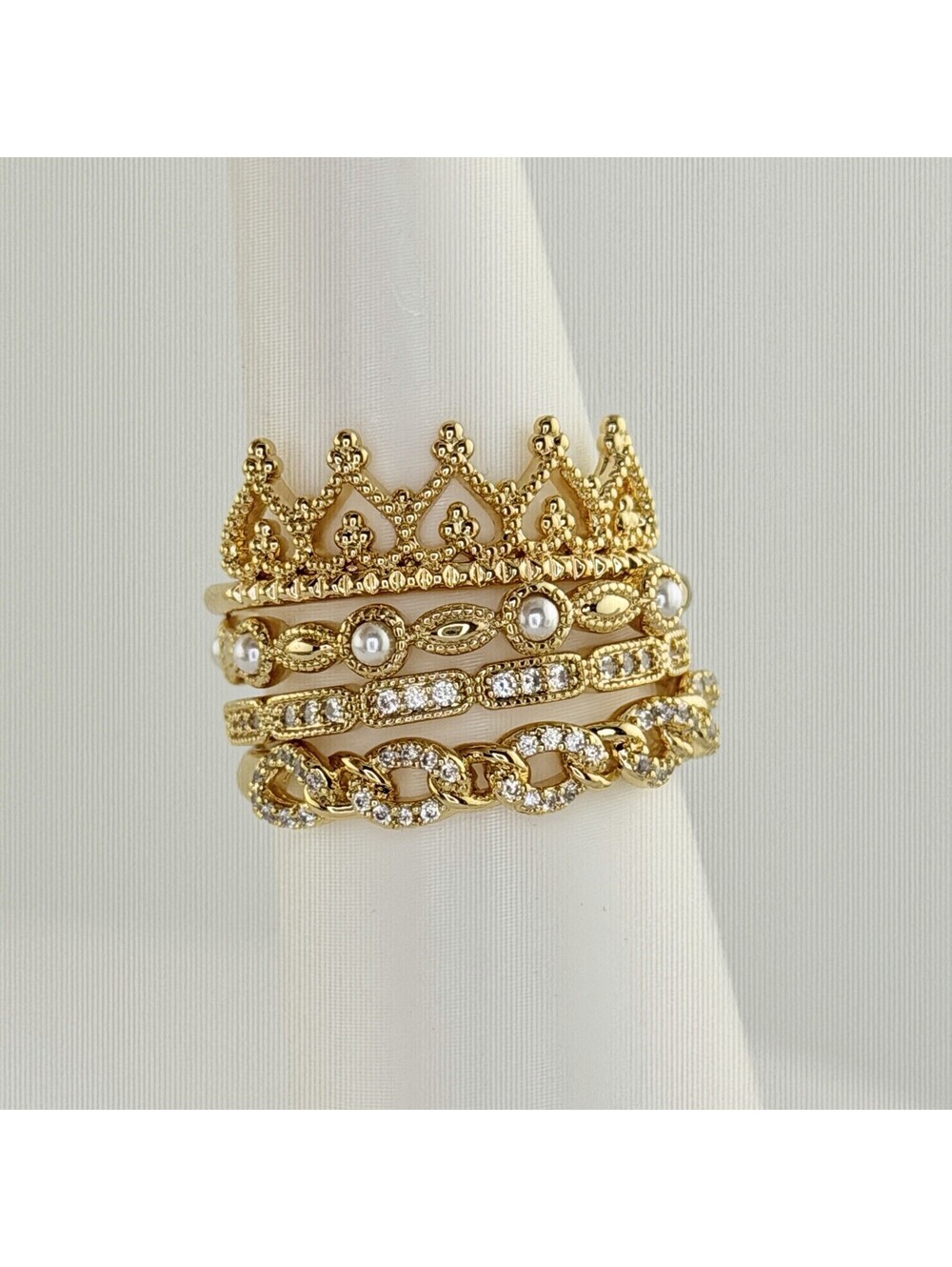 Bomb Party Delicates Sz 10 "One In A Million’s Too Basic" on Yellow Gold